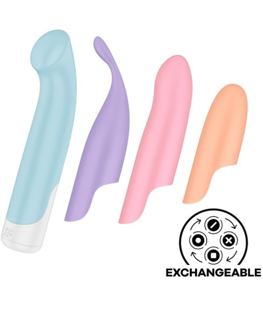 SATISFYER - PLAYFUL FOUR SET VIBRADORES 4 EN 1 POWER BULLET
