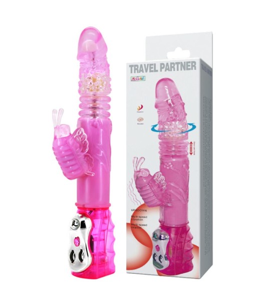 BAILE - TRAVEL PARTNER ROTADOR UP and DOWN RABBIT ROSA