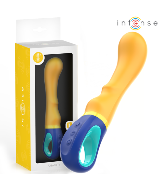 INTENSE - SHAGGY VIBRADOR PUNTO-G AMARILLO