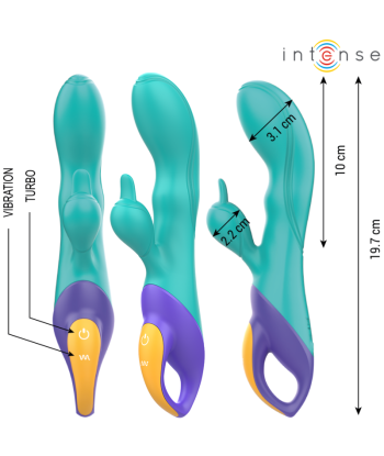 INTENSE - FRED VIBRADOR RECARGABLE RABBIT AZUL
