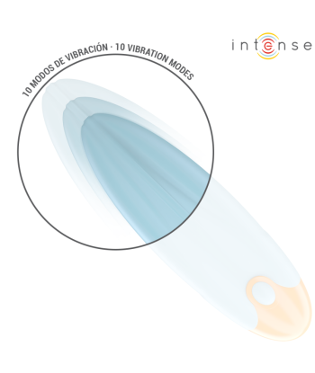INTENSE - MIKE BALA VIBRADORA 10 VIBRACIONES AZUL