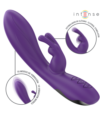 INTENSE - RANDALL VIBRADOR RABBIT 10 VIBRACIONES MORADO