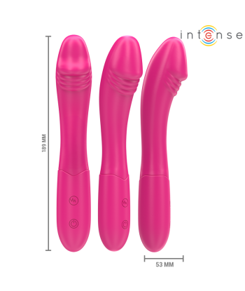 INTENSE - BELINDA VIBRADOR 19 CM FLEXIBLE 10 VIBRACIONES ROSA