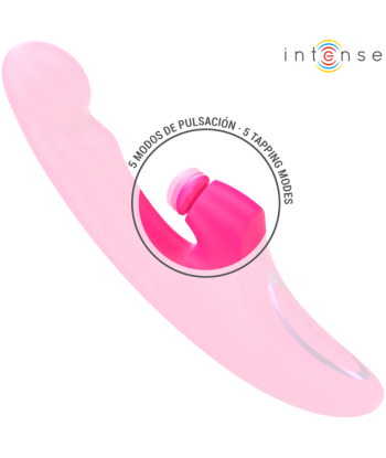 INTENSE - EMI VIBRADOR 13,5 CM MULTIFUNCIÓN 3 EN 1 10 VIBRACIONES ROSA