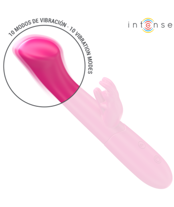 INTENSE - JULIETA VIBRADOR RABBIT 18,6 CM 10 VIBRACIONES ROSA