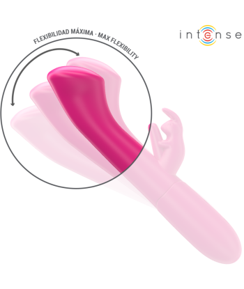 INTENSE - JULIETA VIBRADOR RABBIT 18,6 CM 10 VIBRACIONES ROSA