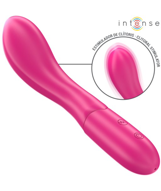 INTENSE - LISETTE VIBRADOR 19 CM FLEXIBLE 10 VIBRACIONES ROSA