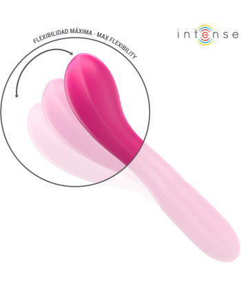 INTENSE - LISETTE VIBRADOR 19 CM FLEXIBLE 10 VIBRACIONES ROSA