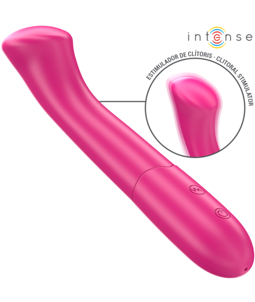 INTENSE - PATY VIBRADOR 19 CM FLEXIBLE 10 VIBRACIONES MODELO 2 ROSA INTENSE - PATY VIBRADOR 19 CM FLEXIBLE 10 VIBRACIONES MODELO 2 ROSA