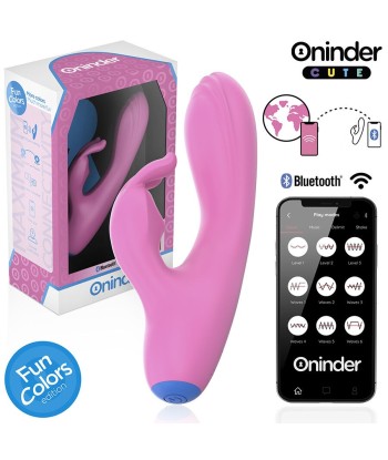 ONINDER CUTE - LOVE BUNNY VIBRADOR PUNTO G Y CLITORIS - APP MUNDIAL GRATUITA
