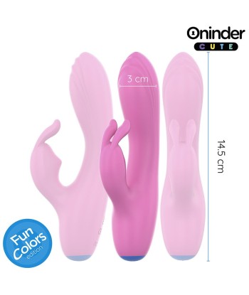 ONINDER CUTE - LOVE BUNNY VIBRADOR PUNTO G Y CLITORIS - APP MUNDIAL GRATUITA