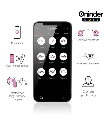 ONINDER CUTE - LOVE BUNNY VIBRADOR PUNTO G Y CLITORIS - APP MUNDIAL GRATUITA