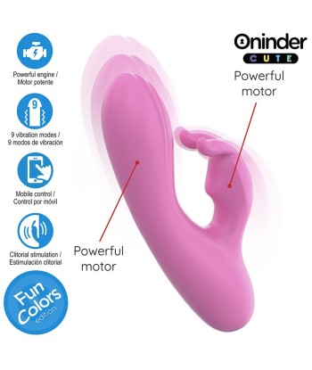 ONINDER CUTE - LOVE BUNNY VIBRADOR PUNTO G Y CLITORIS - APP MUNDIAL GRATUITA
