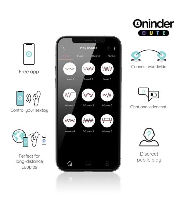 ONINDER CUTE - LOVE BUNNY VIBRADOR PUNTO G Y CLÍTORIS - APP MUNDIAL GRATUITA