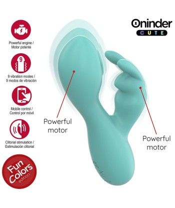 ONINDER CUTE - LOVE BUNNY VIBRADOR PUNTO G Y CLÍTORIS - APP MUNDIAL GRATUITA
