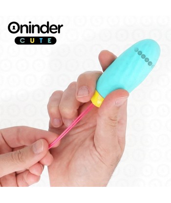 ONINDER CUTE - LOVE PLEASURE HUEVO VIBRO-GEMAS ROTADORAS SILICONA - APP MUNDIAL GRATUITA