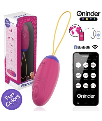 ONINDER CUTE - LOVE PLEASURE HUEVO VIBRO-WAVE TAPPING SILICONA - APP MUNDIAL GRATUITA