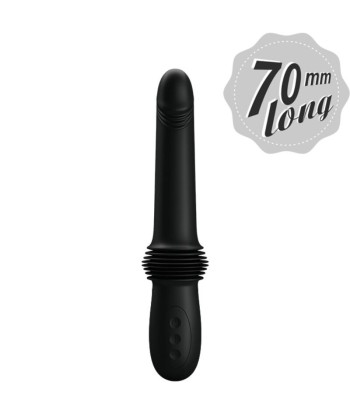 PRETTY LOVE - PAZUZU VIBRADOR 3 MODOS DE EMPUJE NEGRO
