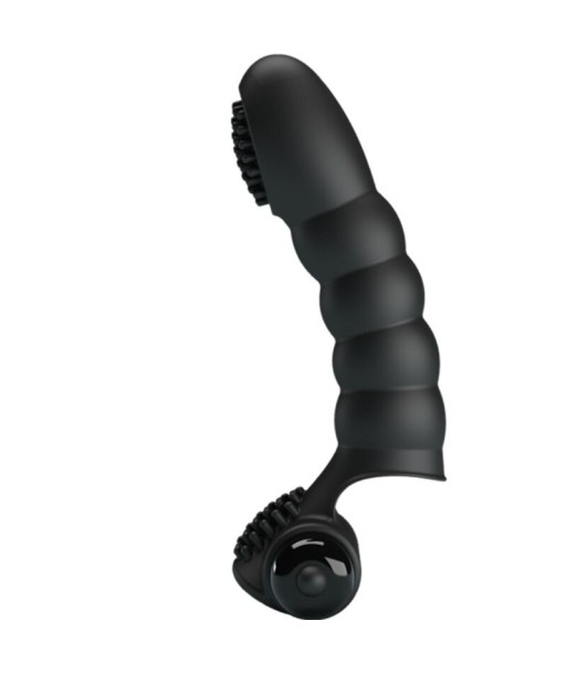 PRETTY LOVE - ALEXANDER VIBRADOR DE DEDO 10 VIBRACIONES NEGRO