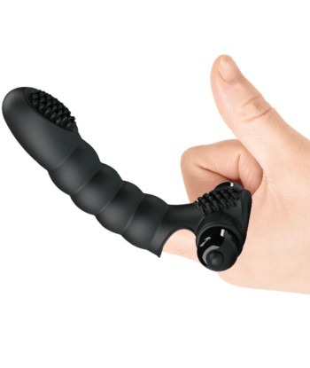 PRETTY LOVE - ALEXANDER VIBRADOR DE DEDO 10 VIBRACIONES NEGRO