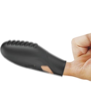 PRETTY LOVE - GILO VIBRADOR DE DEDO SILICONA NEGRO