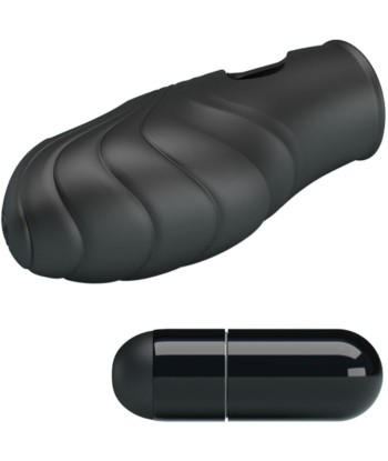 PRETTY LOVE - LICH VIBRADOR DE DEDO SILICONA NEGRO