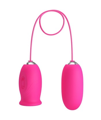 PRETTY LOVE - DAISY HUEVO VIBRADOR LENGUA ESTIMULADORA DE CLÍTORIS ROSA