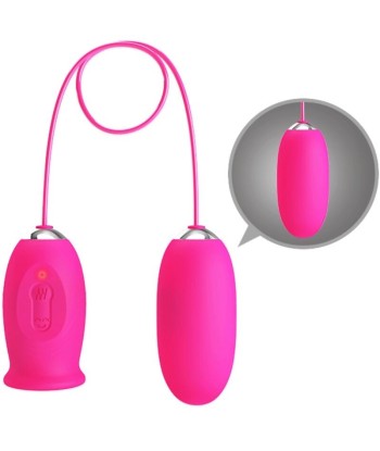 PRETTY LOVE - DAISY HUEVO VIBRADOR LENGUA ESTIMULADORA DE CLÍTORIS ROSA