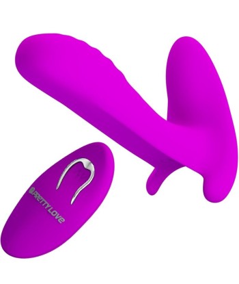 PRETTY LOVE - MASAJEADOR and VIBRADOR 12 VIBRACIONES CONTROL REMOTO MORADO