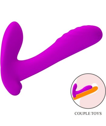PRETTY LOVE - MASAJEADOR and VIBRADOR 12 VIBRACIONES CONTROL REMOTO MORADO