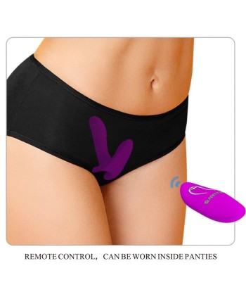PRETTY LOVE - MASAJEADOR and VIBRADOR 12 VIBRACIONES CONTROL REMOTO MORADO