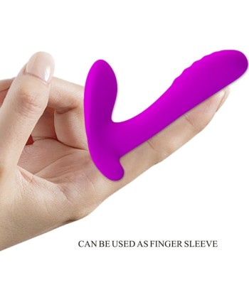 PRETTY LOVE - MASAJEADOR and VIBRADOR 12 VIBRACIONES CONTROL REMOTO MORADO