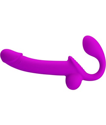 PRETTY LOVE - KELPIE ESTIMULADOR STRAP-ON DOBLE MORADO
