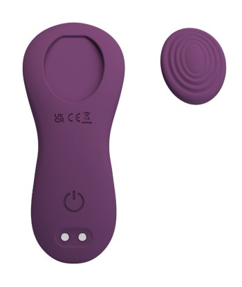 PRETTY LOVE - MANE MASAJEADOR LAY ON CLÍTORIS 10 VIBRACIONES CONTROL REMOTO MORADO