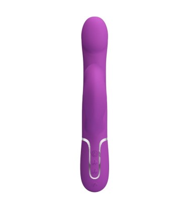 PRETTY LOVE - VIBRADOR and ESTIMULADOR MULTIFUNCIÓN 4 EN 1 MORADO
