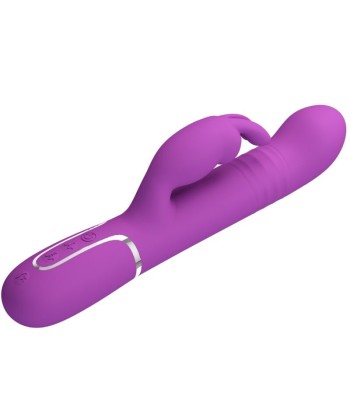 PRETTY LOVE - COALE VIBRADOR RABBIT MULTIFUNCIÓN 4 EN 1 MORADO