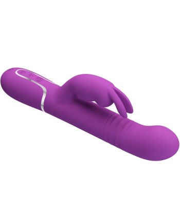 PRETTY LOVE - COALE VIBRADOR RABBIT MULTIFUNCIÓN 4 EN 1 MORADO