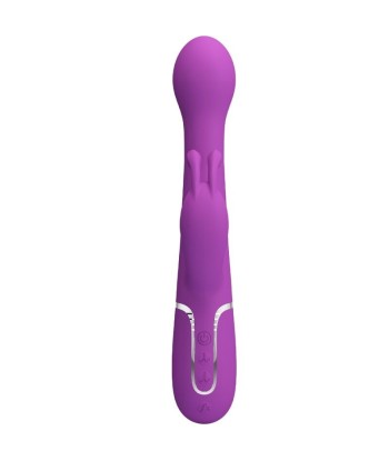 PRETTY LOVE - DEJON VIBRADOR RABBIT MULTIFUNCIÓN 3 EN 1 MORADO