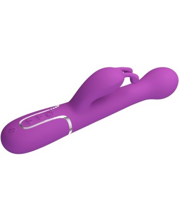PRETTY LOVE - DEJON VIBRADOR RABBIT MULTIFUNCIÓN 3 EN 1 MORADO