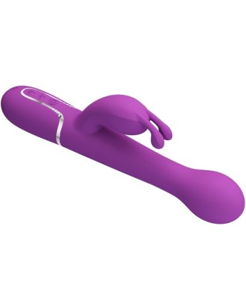 PRETTY LOVE - DEJON VIBRADOR RABBIT MULTIFUNCIÓN 3 EN 1 MORADO