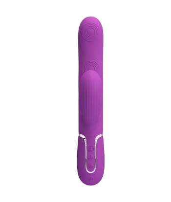 PRETTY LOVE - PERLITA VIBRADOR RABBIT MULTIFUNCIÓN 3 EN 1 MORADO