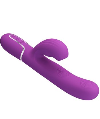 PRETTY LOVE - PERLITA VIBRADOR RABBIT MULTIFUNCIÓN 3 EN 1 MORADO