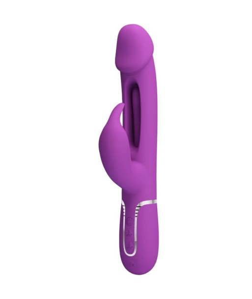 PRETTY LOVE - KAMPAS VIBRADOR RABBIT MULTIFUNCIÓN 3 EN 1 MORADO PRETTY LOVE - KAMPAS VIBRADOR RABBIT MULTIFUNCIÓN 3 EN 1 MORADO
