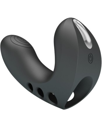 PRETTY LOVE - CAMELIA VIBRADOR DE DEDO 7 VIBRACIONES NEGRO