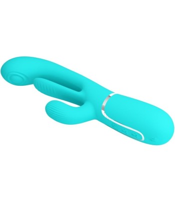 PRETTY LOVE - SHANIA TRIPLE VIBRADOR RABBIT MULTIFUNCIÓN 3 EN 1