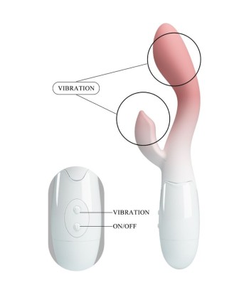 PRETTY LOVE - BRIGHTY VIBRADOR PUNTO G ESTIMULADOR CLÍTORIS 30 VIBRACIONES ROSA