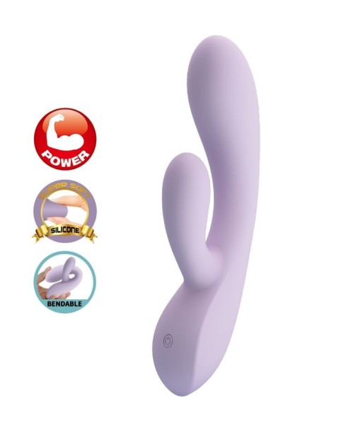 PRETTY LOVE - ROSOLYN VIBRADOR RABBIT 10 VIBRACIONES MORADO