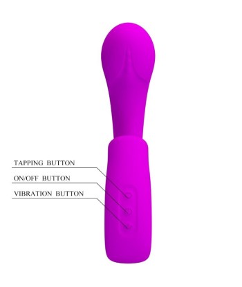 PRETTY LOVE - SIBEL VIBRADOR PUNTO G ESTIMULADOR CLÍTORIS 10 VIBRACIONES MORADO