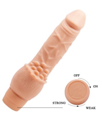 BAILE - BARBARA VIBRADOR REALÍSTICO 19.5 CM NATURAL
