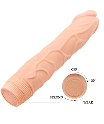 BAILE - BOB VIBRADOR REALÍSTICO 22.5 CM NATURAL